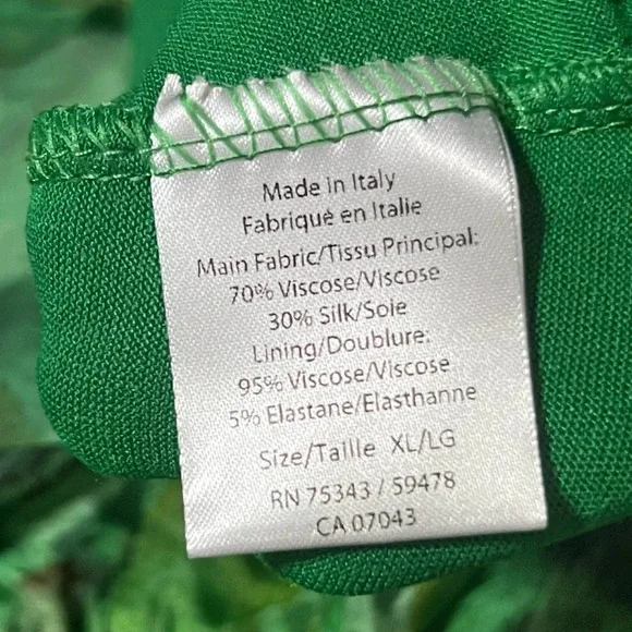 NWT LA RAGAZZE Women’s Floral Italian Silk Blend Maxi Dress - Picture 13 of 14